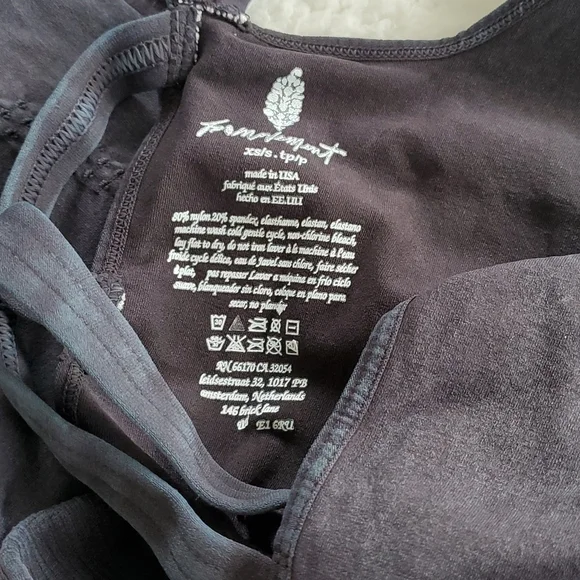 Free People Good Karma Onesie Washed Black - Picture 4 of 16